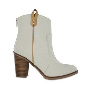 MIA Ivory Cowgirl Booties